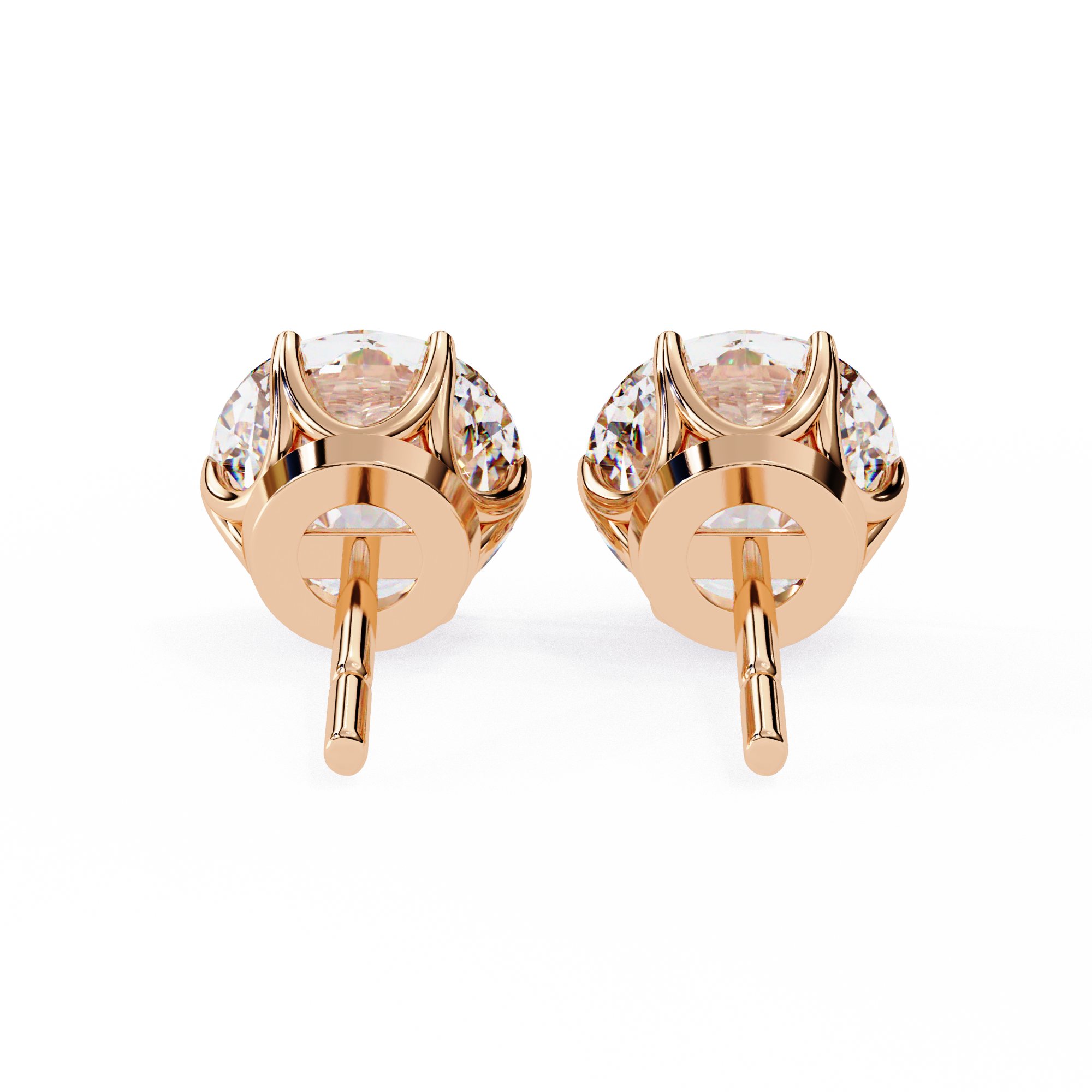 2.57ct Natural Diamond Stud Earrings – Solitairekart